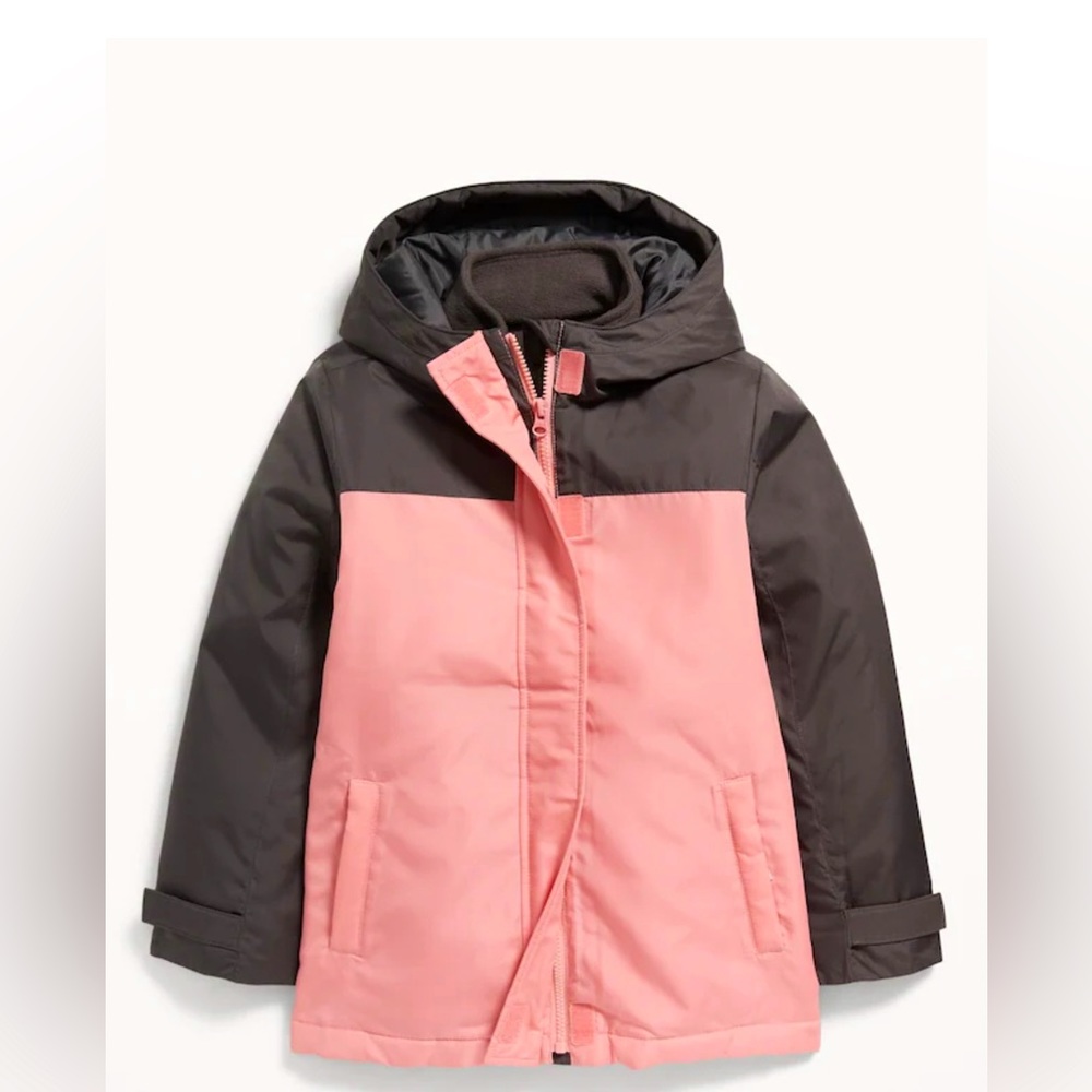 Like new water resistant 3 in 1 snow jacket for girls